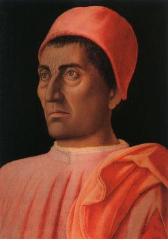 安德烈亞 曼特尼亞 Portrait of the Protonary Carlo de Medici 安德烈亞 曼特尼亞 Portrait of the Protonary Carlo de Medici
